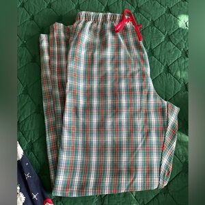 The Beaufort Bonnet Company Plaid Pajama Pants - Green and Red